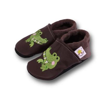 Krabbelschuhe freundliches Krokodil